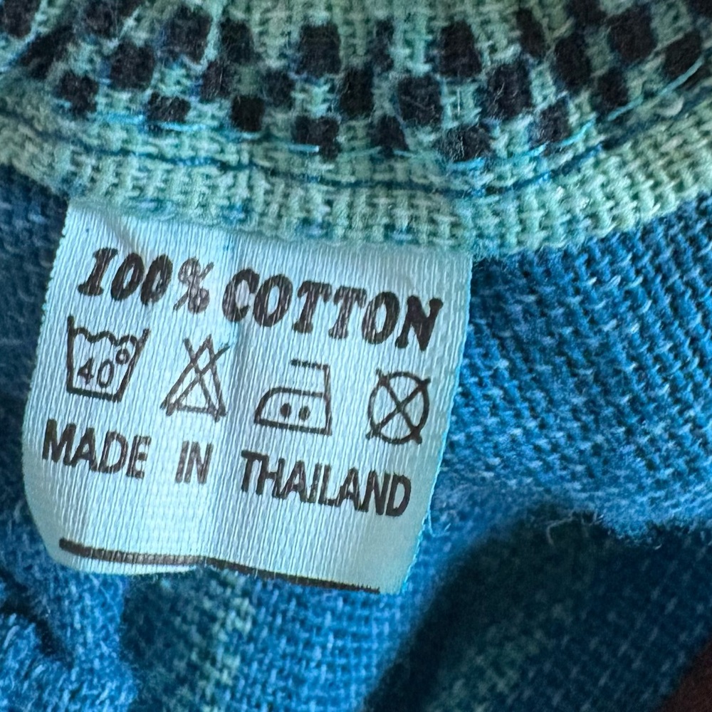 Cropped cotton palazzo pant in beautiful woven fabric Elastic Back L Adorable - Picture 5 of 7